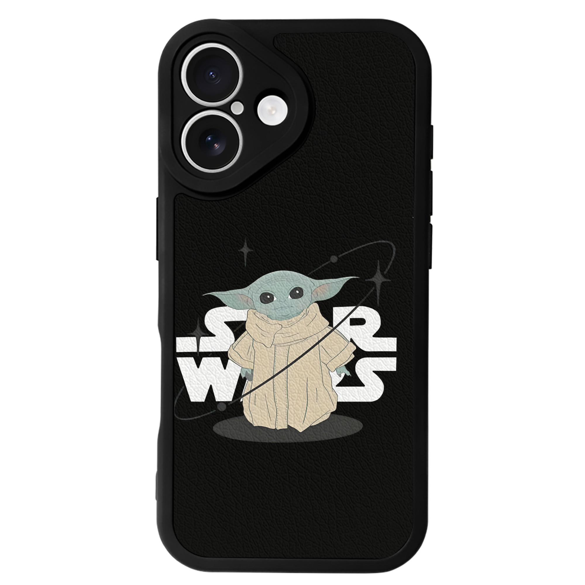 （画像用） スター・ウォーズ Star Wars 【iPhone 16シリーズ対応】シリコンスマホケース（レザー調） 材質：シリコン